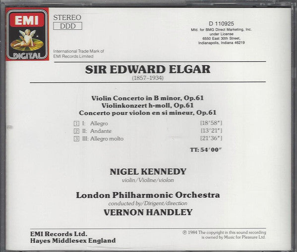 Violin Concerto (CD) | Near Mint (NM) Near Mint (NM) Get Cheap Vinyl