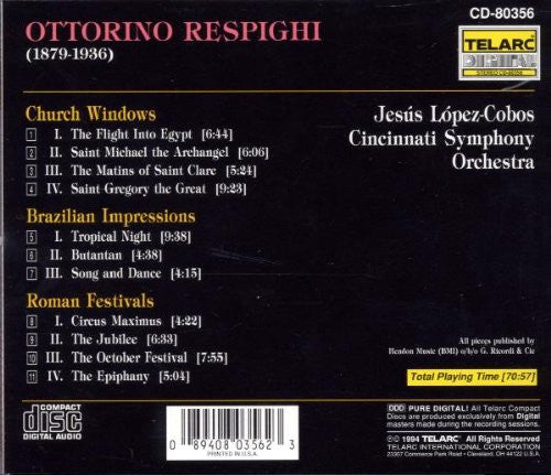 Church Windows • Brazilian Impressions • Roman Festivals (CD) | Near Mint (NM) Near Mint (NM) Get Cheap Vinyl