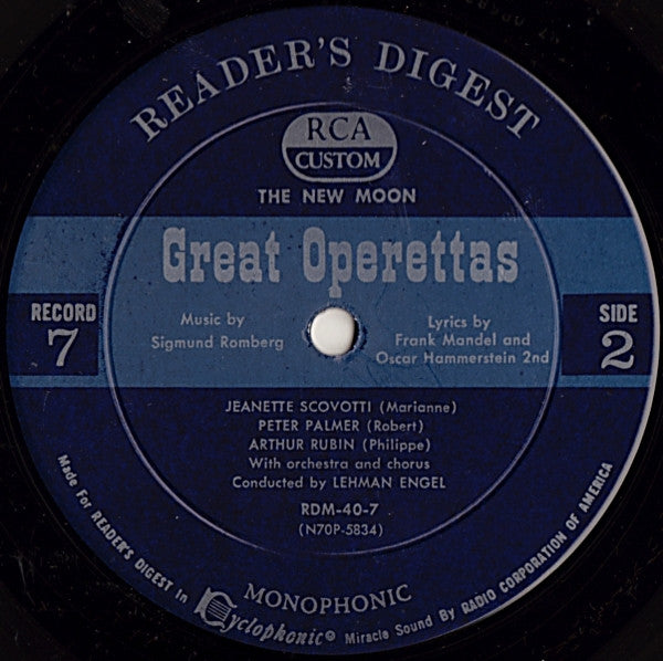 Treasury Of Great Operettas | Near Mint (NM) Very Good (VG) Get Cheap Vinyl