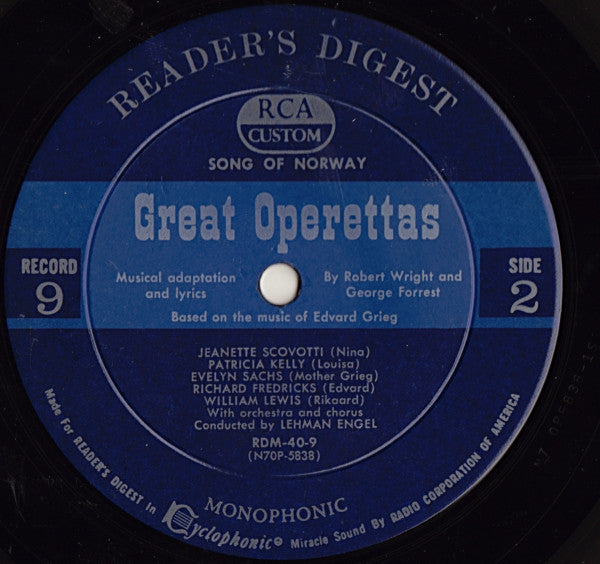 Treasury Of Great Operettas | Near Mint (NM) Very Good (VG) Get Cheap Vinyl