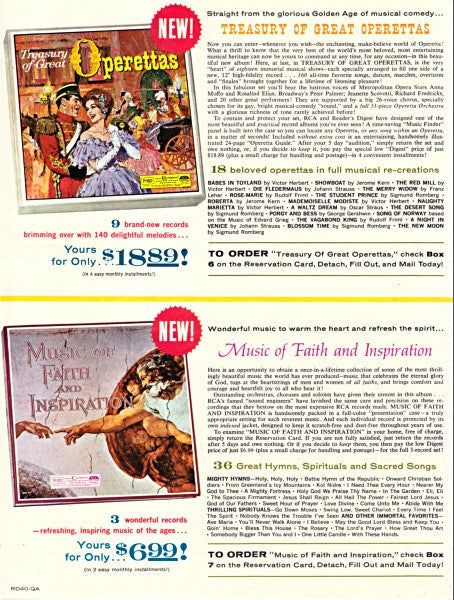 Treasury Of Great Operettas | Near Mint (NM) Very Good (VG) Get Cheap Vinyl