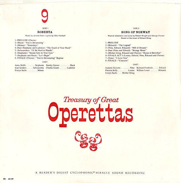 Treasury Of Great Operettas | Near Mint (NM) Very Good (VG) Get Cheap Vinyl