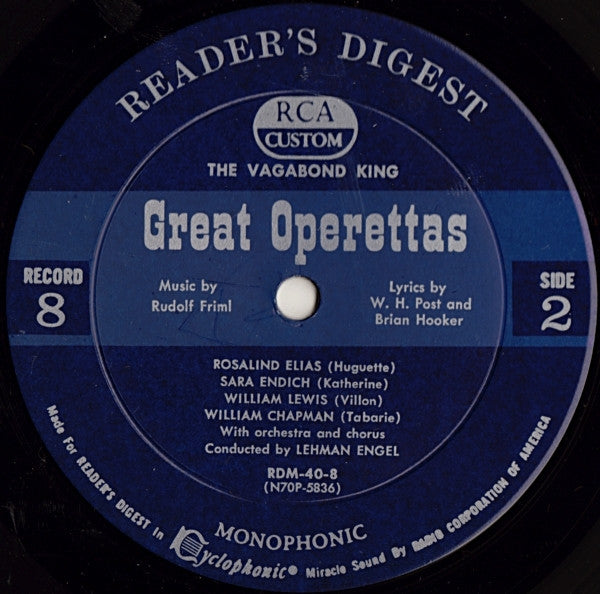Treasury Of Great Operettas | Near Mint (NM) Very Good (VG) Get Cheap Vinyl