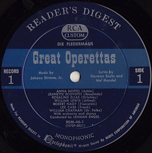 Treasury Of Great Operettas | Near Mint (NM) Very Good (VG) Get Cheap Vinyl