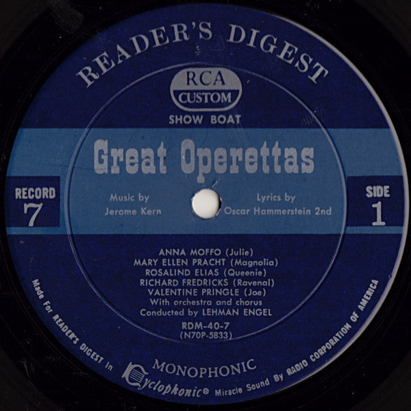 Treasury Of Great Operettas | Near Mint (NM) Very Good (VG) Get Cheap Vinyl