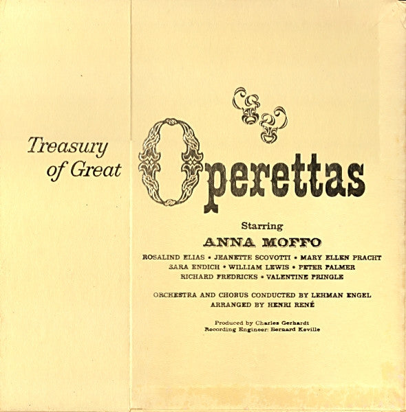 Treasury Of Great Operettas | Near Mint (NM) Very Good (VG) Get Cheap Vinyl