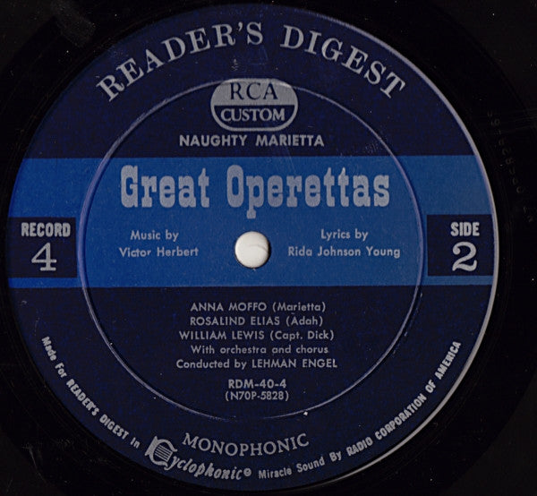 Treasury Of Great Operettas | Near Mint (NM) Very Good (VG) Get Cheap Vinyl