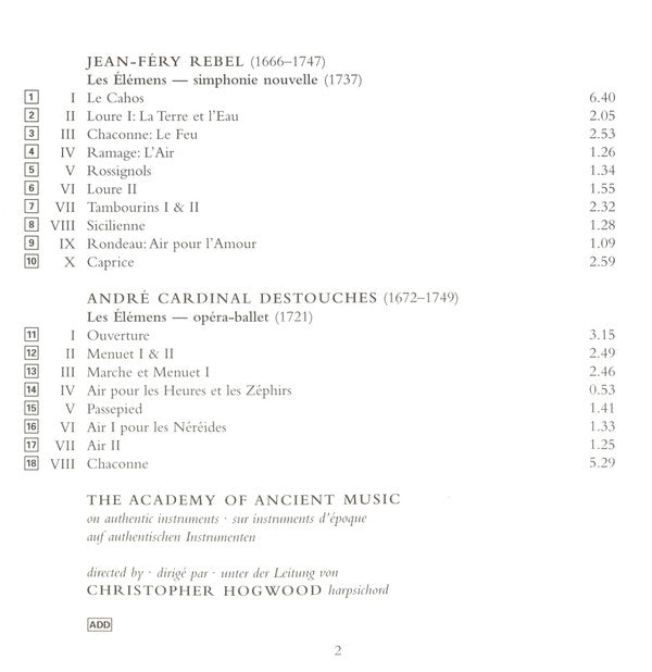 Les Élémens | Near Mint (NM) Near Mint (NM) Get Cheap Vinyl