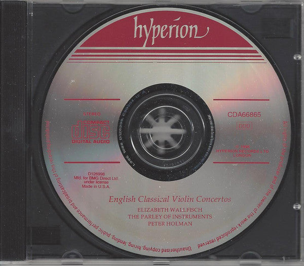 English Classical Violin Concertos (CD) | Near Mint (NM) Near Mint (NM) Get Cheap Vinyl