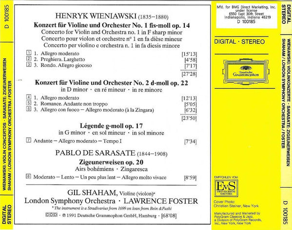 Violin Concertos Nos. 1 & 2, Zigeunerweisen (CD) | Near Mint (NM) Near Mint (NM) Get Cheap Vinyl