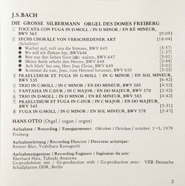 Die Grosse Silbermannorgel Des Domes Zu Freiberg (CD) | Near Mint (NM or M-) Near Mint (NM or M-) Get Cheap Vinyl