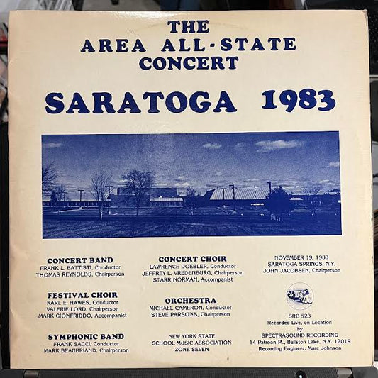 The Area All-State Concert Saratoga 1983 (2xVINYL) | Near Mint (NM or M-) Very Good Plus (VG+) Get Cheap Vinyl