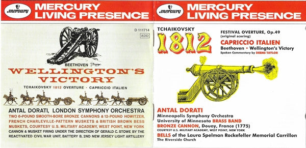 1812 Festival Overture, Op. 49 - Capriccio Italien - Wellington's Victory (CD) | Near Mint (NM) Near Mint (NM) Get Cheap Vinyl