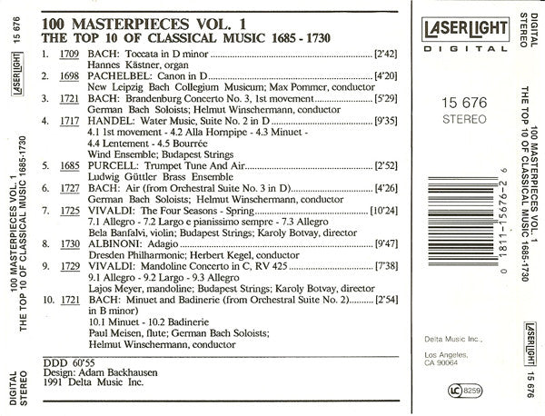 The Top 100 Masterpieces Of Classical Music: 1685-1928 *10XCD BOX* | Near Mint (NM) Near Mint (NM) Get Cheap Vinyl