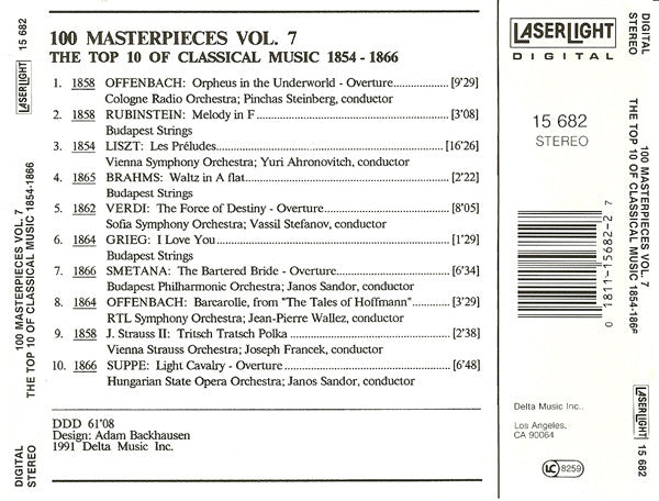 The Top 100 Masterpieces Of Classical Music: 1685-1928 *10XCD BOX* | Near Mint (NM) Near Mint (NM) Get Cheap Vinyl