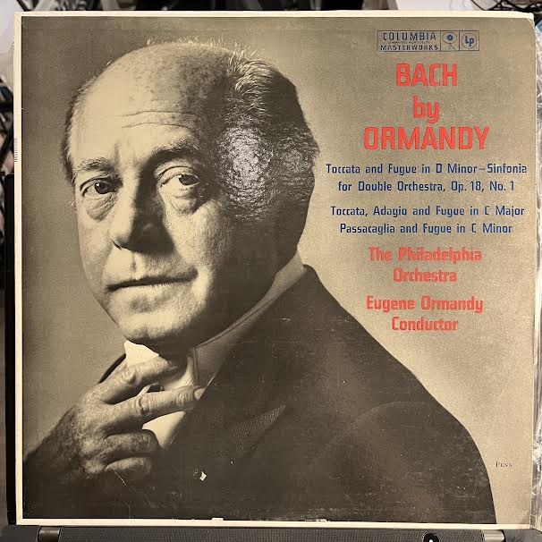 Bach By Ormandy (VINYL) | Near Mint (NM or M-) Near Mint (NM or M-) Get Cheap Vinyl