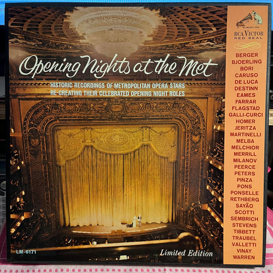 Opening Nights At The Met *3XLP BOX/NUMBERED* | Near Mint (NM) Near Mint (NM) Get Cheap Vinyl