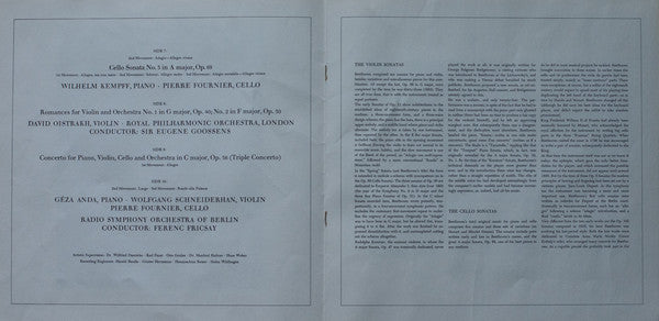 Music For Violin And Cello Part 1 *BOX* | Near Mint (NM) Very Good Plus (VG+) Get Cheap Vinyl