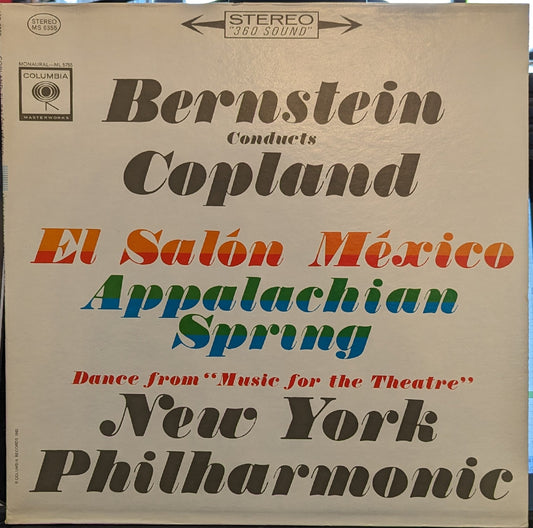 El Salón México / Appalachian Spring / Dance From "Music For The Theatre" *STEREO* | Near Mint (NM) Near Mint (NM) Get Cheap Vinyl