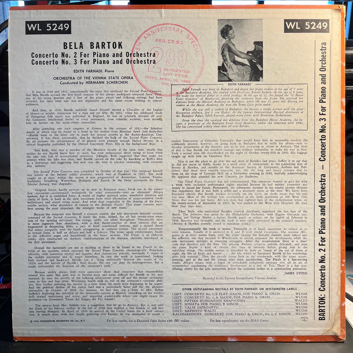 Concerto No. 2 For Piano And Orchestra / Concerto No. 3 For Piano And Orchestra | Near Mint (NM) Near Mint (NM) Get Cheap Vinyl