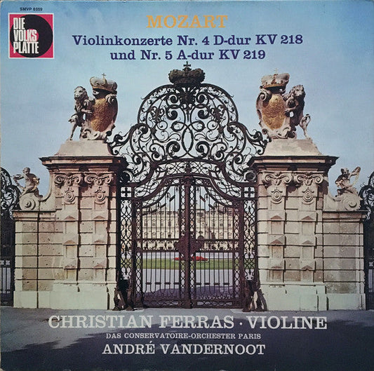 Violinkonzerte Nr. 4 D-Dur KV 218 Und Nr.5 A-Dur KV 219 *GERMANY* | Near Mint (NM) Excellent (EX) Get Cheap Vinyl