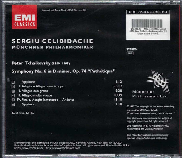 Symphony No. 6 In B Minor, Op. 74 "Pathétique" (CD) | Near Mint (NM) Near Mint (NM) Get Cheap Vinyl