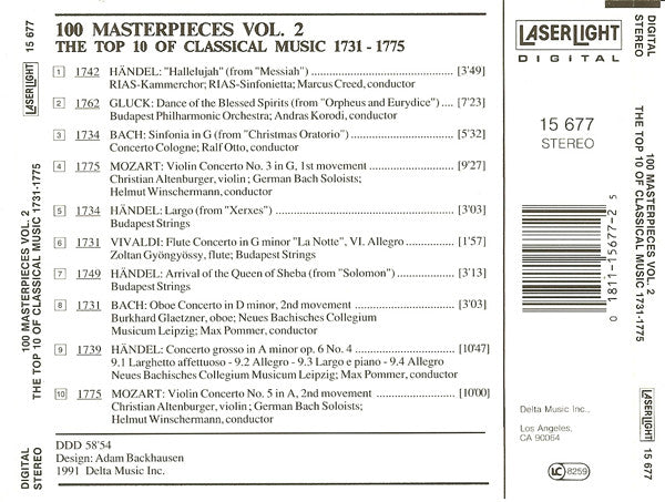 The Top 100 Masterpieces Of Classical Music: 1685-1928 *10XCD BOX* | Near Mint (NM) Near Mint (NM) Get Cheap Vinyl
