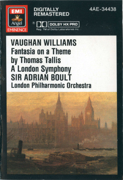 Fantasia On A Theme By Thomas Tallis • A London Symphony (Symphony No. 2) (CASS) | Near Mint (NM) Near Mint (NM) Get Cheap Vinyl