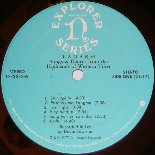 Ladakh - Songs & Dances From The Highlands Of Western Tibet (VINYL) | Near Mint (NM) Near Mint (NM) Get Cheap Vinyl