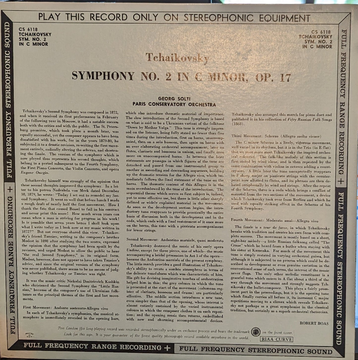 Symphony No. 2 In C Minor, Opus 17 ("Little Russian") | Near Mint (NM) Near Mint (NM) Get Cheap Vinyl