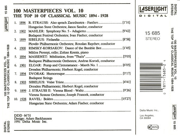 The Top 100 Masterpieces Of Classical Music: 1685-1928 *10XCD BOX* | Near Mint (NM) Near Mint (NM) Get Cheap Vinyl