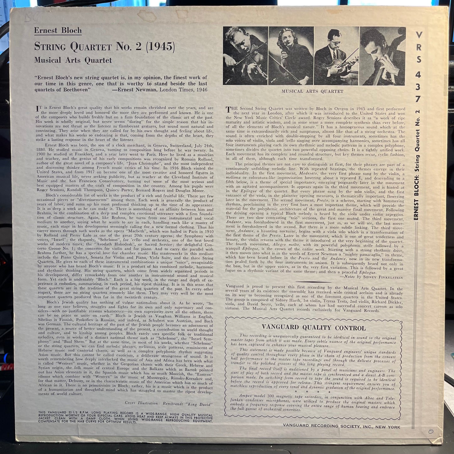 String Quartet No 2 | Near Mint (NM) Excellent (EX) Get Cheap Vinyl