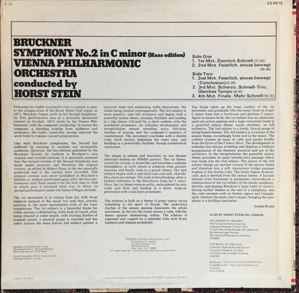 Symphony No. 2 (VINYL) | Near Mint (NM) Near Mint (NM) Get Cheap Vinyl