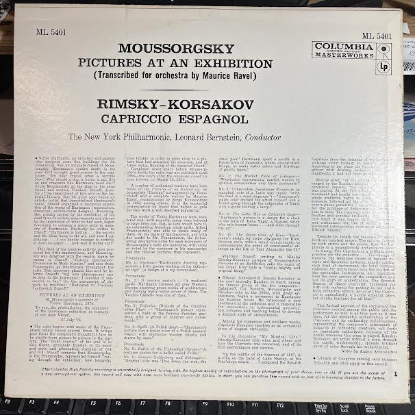 Pictures At An Exhibition · Capriccio Espagnol (VINYL) | Near Mint (NM or M-) Near Mint (NM or M-) Get Cheap Vinyl