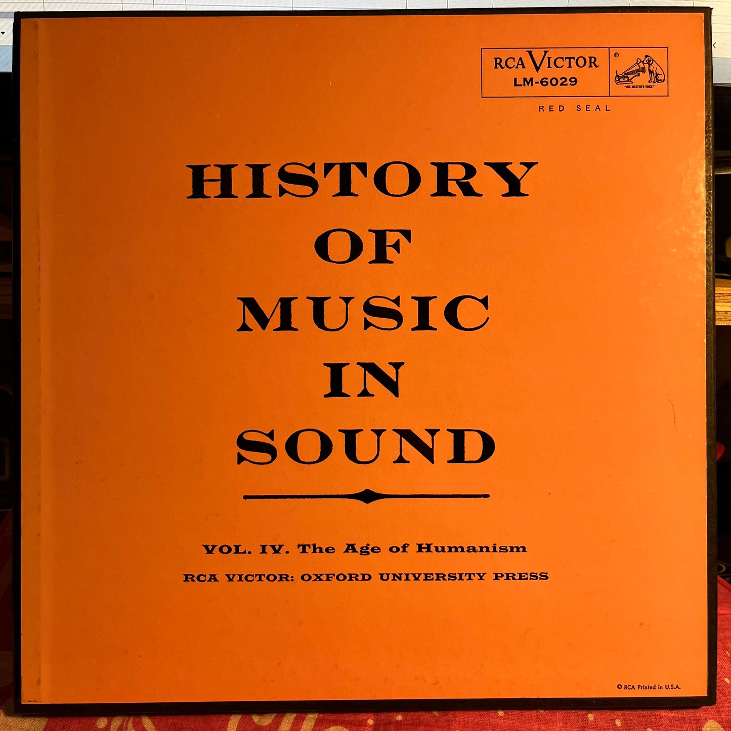 History Of Music In Sound - Volume IV - The Age Of Humanism | Near Mint (NM) Excellent (EX) Get Cheap Vinyl