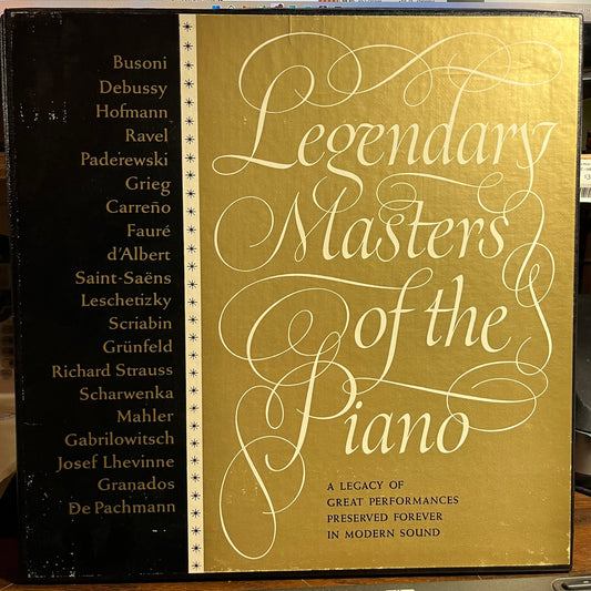 Legendary Masters Of The Piano (3xVINYL BOX) | Near Mint (NM) Excellent (EX) Get Cheap Vinyl