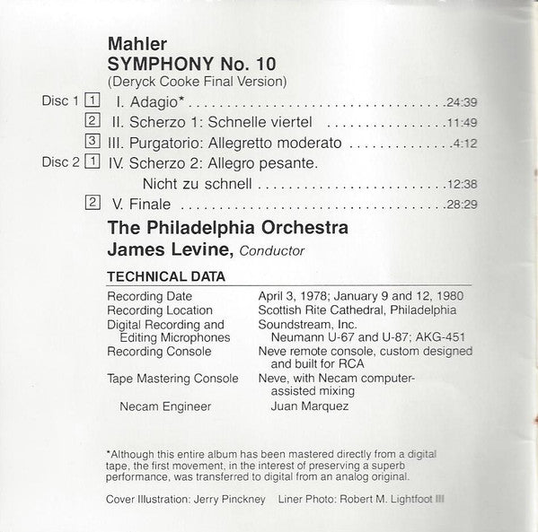 Symphony No. 10 (Deryck Cooke Final Version)(2xCD) | Near Mint (NM or M-) Near Mint (NM or M-) Get Cheap Vinyl