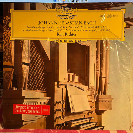 Toccata Und Fuge d-moll, BWV 565 · Triosonate Nr. 2 c-moll, BWV 526 · Präludium Und Fuge D-dur, BWV 532 · Fantasie Und Fuge g-moll, BWV 542 *SHRINK/GERMANY* | Near Mint (NM) Near Mint (NM) Get Cheap Vinyl