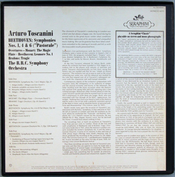 Beethoven: Symphonies Nos. 1, 4 & 6 ("Pastorale") *BOX* | Near Mint (NM) Excellent (EX) Get Cheap Vinyl