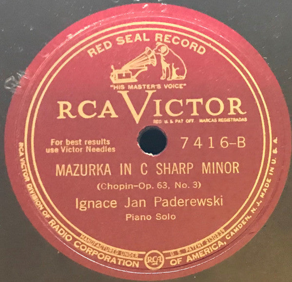 Nocturne In E Flat Major / Mazurka In C Sharp Minor *78 RPM* | Very Good Plus (VG+) Generic Get Cheap Vinyl