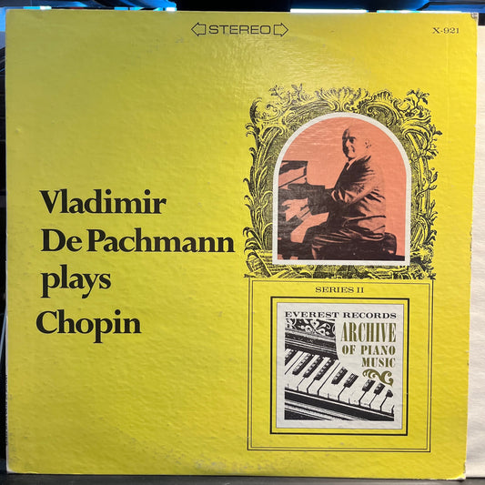 Vladimir De Pachmann Plays Chopin | Very Good Plus (VG+) Excellent (EX) Get Cheap Vinyl