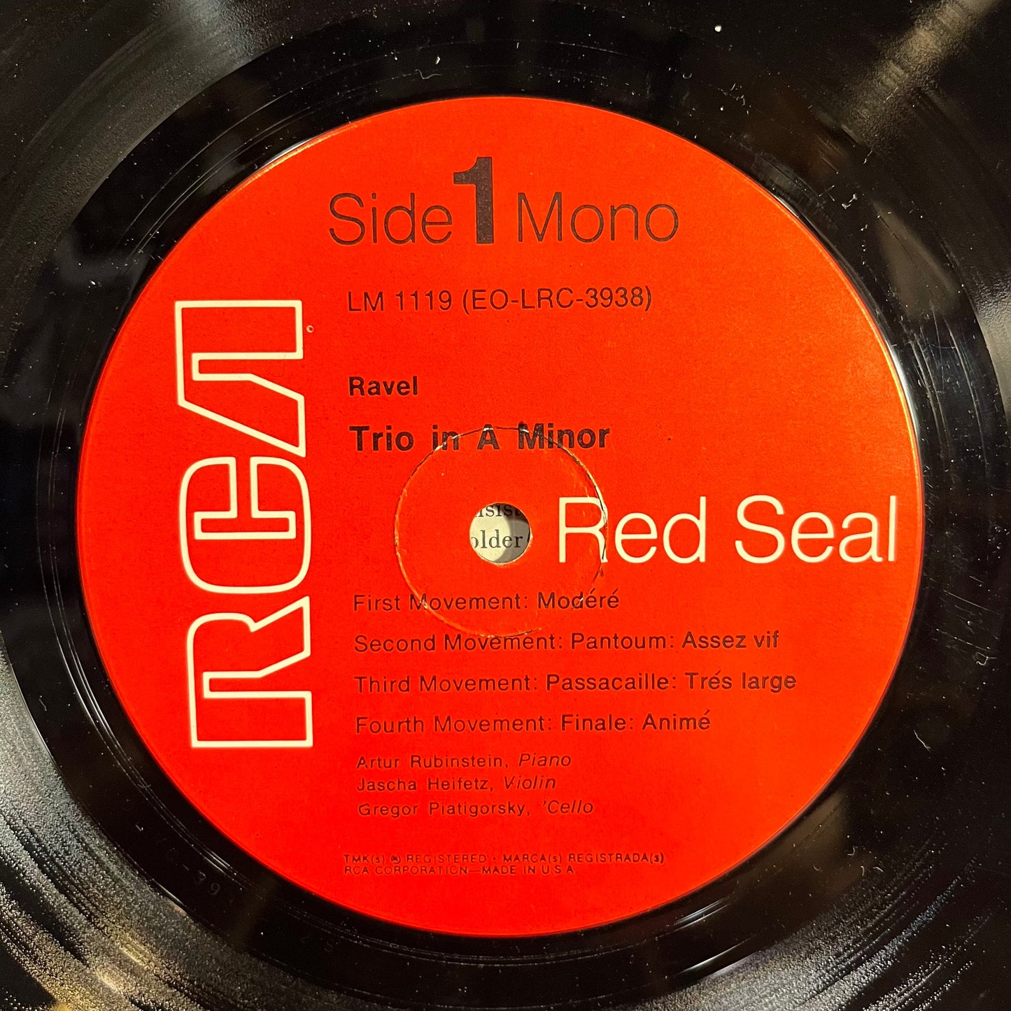 Trio / Trio In A Minor | Very Good Plus (VG+) Excellent (EX) Get Cheap Vinyl