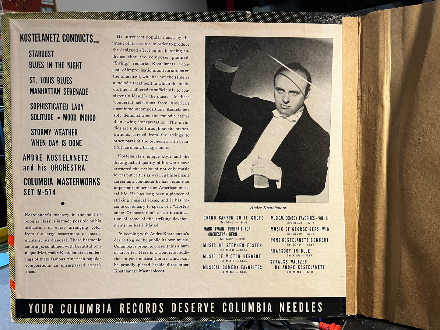 Kostelanetz Conducts... *4X 12" 78 RPM* | Very Good Plus (VG+) Very Good Plus (VG+) Get Cheap Vinyl