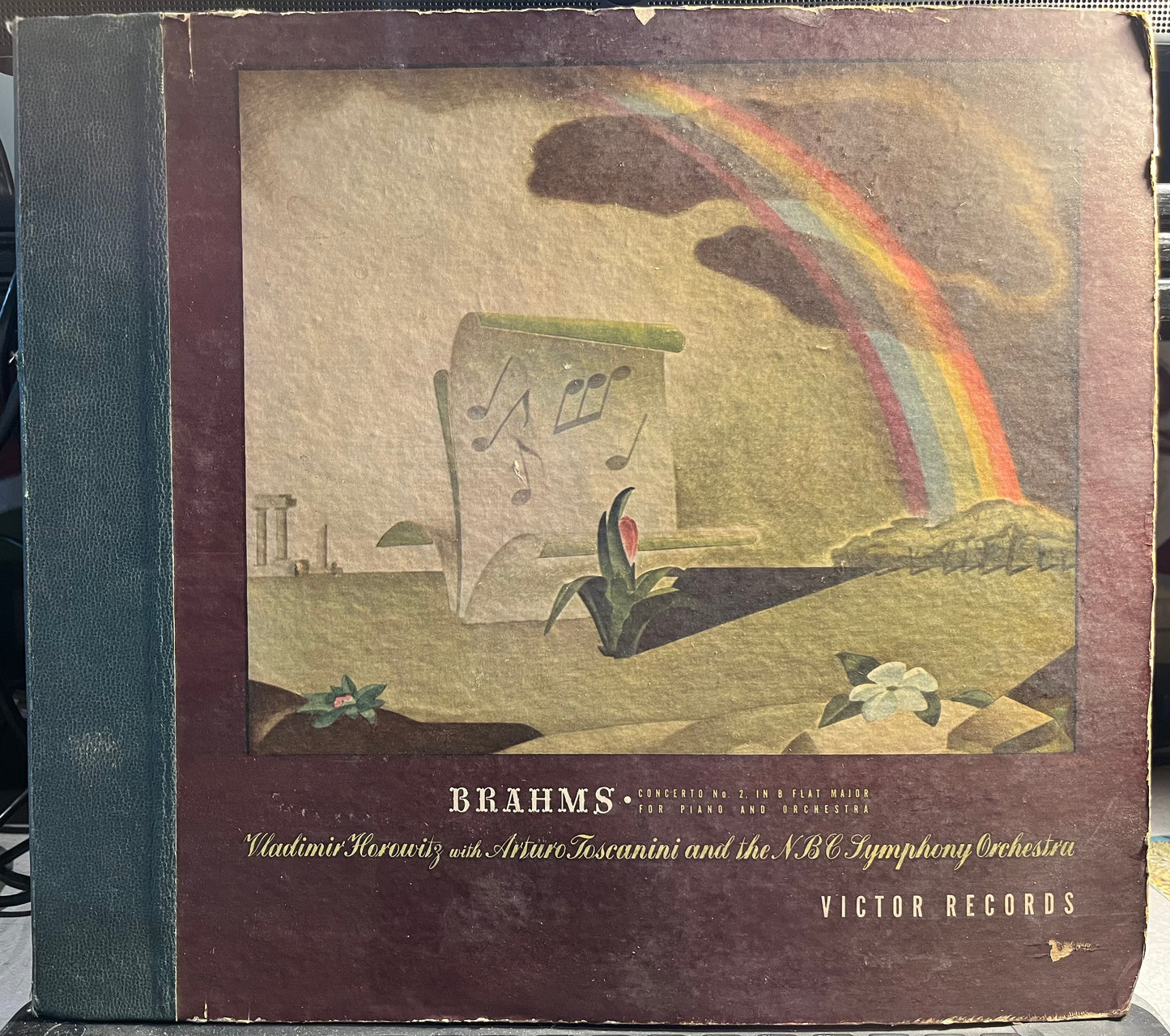 Concerto No. 2, In B Flat Major For Piano And Orchestra, Op. 83 *6X12" SHELLAC* | Very Good Plus (VG+) Very Good (VG) Get Cheap Vinyl