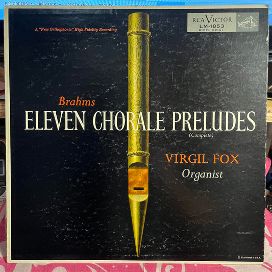 Eleven Chorale Preludes (Complete) | Very Good Plus (VG+) Very Good Plus (VG+) Get Cheap Vinyl