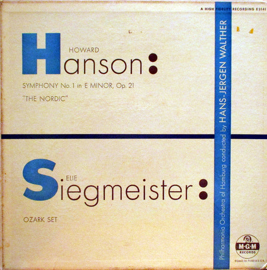 Symphony No. 1 - The Nordic / Ozark Set | Very Good (VG) Very Good Plus (VG+) Get Cheap Vinyl