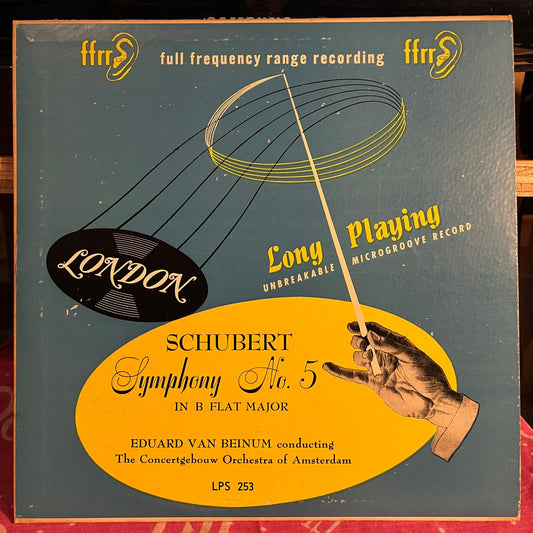 Schubert Symphony No. 5 in B. Flat Major 10" | Very Good (VG) Excellent (EX) Get Cheap Vinyl