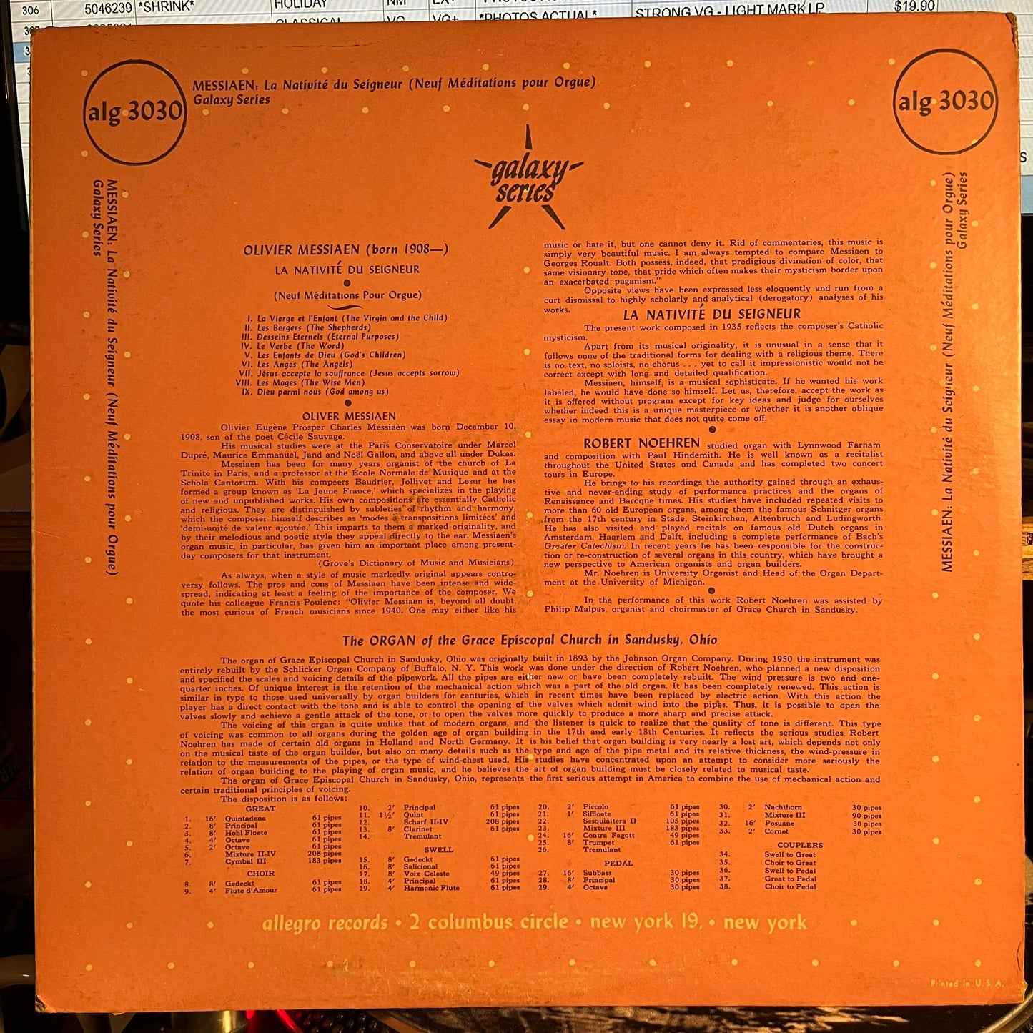 La Nativité du Seigneur | Very Good (VG) Very Good Plus (VG+) Get Cheap Vinyl