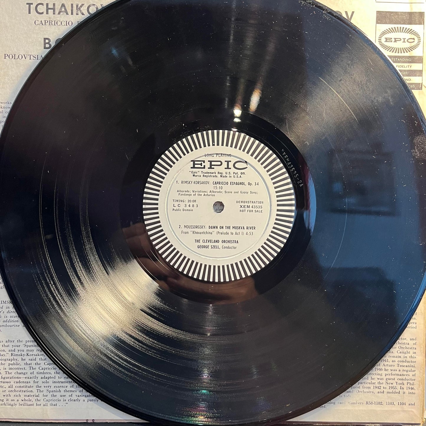 Szell Conducts Russian Music *MONO/PROMO* | Very Good (VG) Very Good (VG) Get Cheap Vinyl