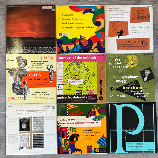 9 Classical LPs LOT 001 | Excellent (EX) Excellent (EX) Get Cheap Vinyl
